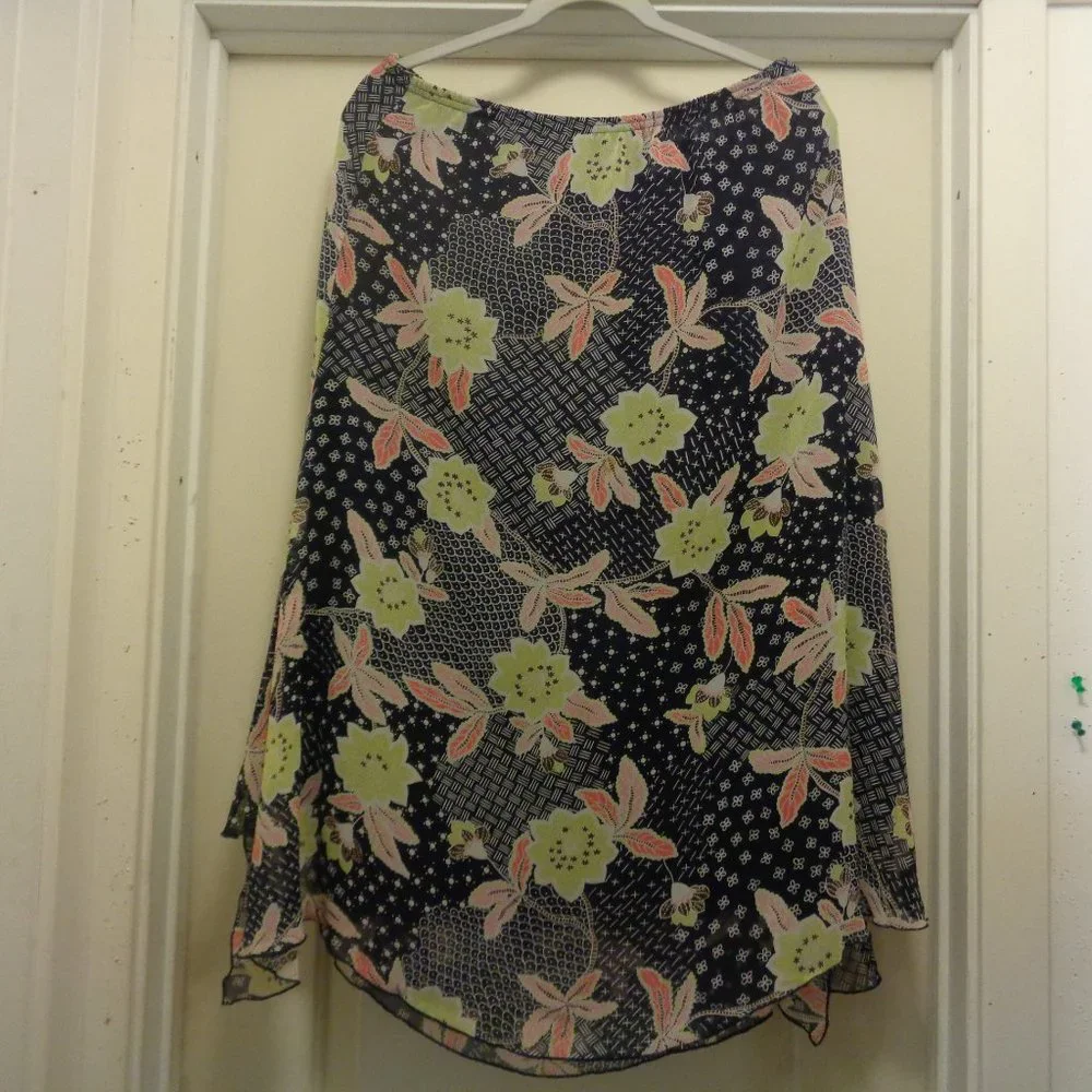 BOHO GYPSY FLOWERS TOP & SKIRT SET 14